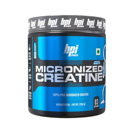 BPI Sports Micronized Creatine -CreatineMonohydrate,83Serv Unflav -Muscle Repair & Recovery