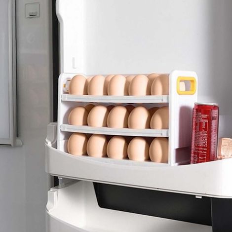 New Dawn Durable Egg Tray Box (30 Eggs) Idal Eggs Storage Box, Egg Container For Fridge, Egg Holder