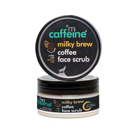 mCaffeine Coffee & Milk Moisturizing Face Scrub for Gentle Exfoliation