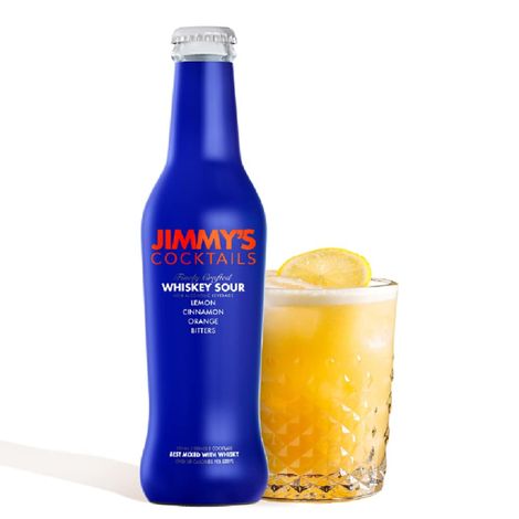 Jimmy's Cocktails Whiskey Sour Assorted Flavoured Cocktail Mixer