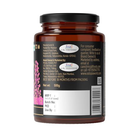 Eatopia Tulsi Honey | 100% Natural | No Added Sugar