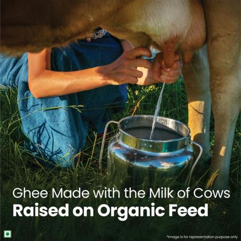 Organic India Pure Cow Ghee, Lab tested on 600+ Parameters, Certified Organic
