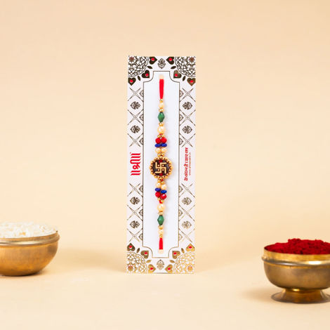 Religious Single Swastik Dori (Shree Rakhi) Set of 1