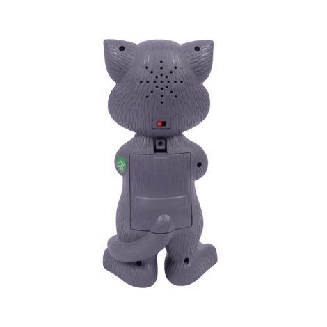 Toyshine Mimicing Repeat What You Say Talking Cat For Kids Birthday (2-5 Year Old) - Grey