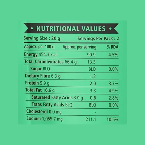 Heka Bites Roasted Quinoa Puffs Indian Chaat - Low Calorie & Healthy Snacks