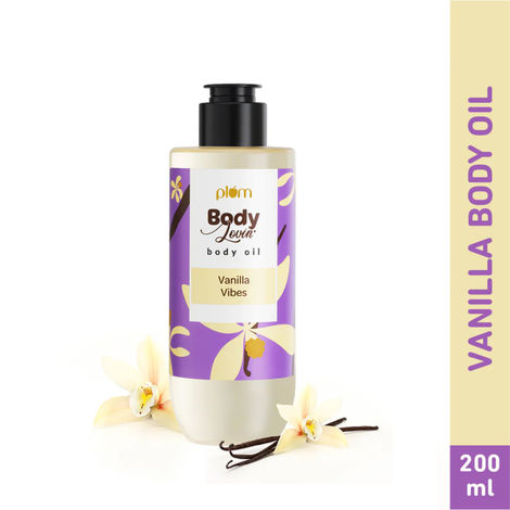 Plum Bodylovin Vanilla Vibes Body Oil Normal To Dry Skin Deep Moisturization Instant Glow