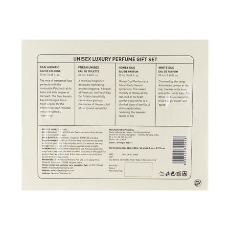 Bella Vita Organic Unisex Luxury Perfume Gift Set