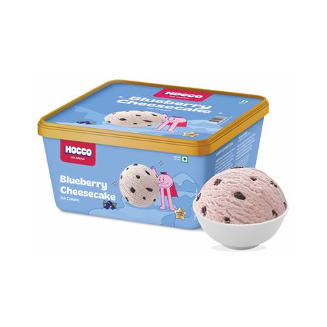 Hocco Blueberry Cheesecake Ice Cream Tub