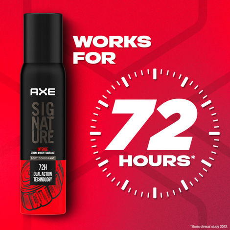 Axe Signature Intense Long Lasting No Gas Body Deodorant For Men