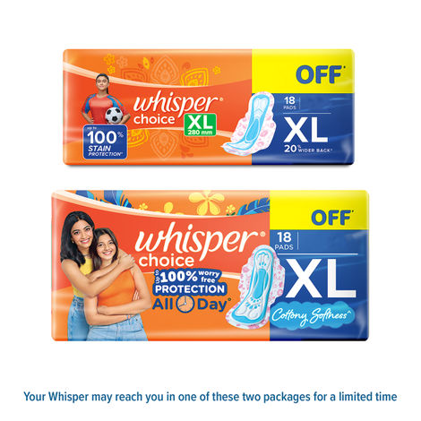 Whisper Choice XL Sanitary Pads