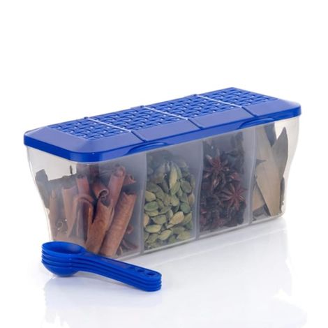 2Mech Kitchen Storage Container With Spoon | 4 Section