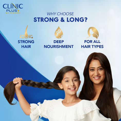 Clinic Plus Strong & Long Shampoo with Milk Proteins and Multivitamins