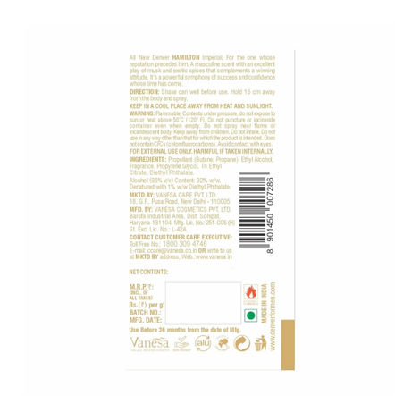 Denver - Imperial Deodorant Spray - For Men