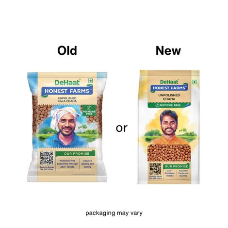 Dehaat Honest Farms Unpolished Kala Chana