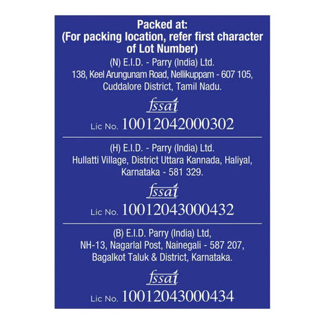 Parrys White Label Sugar