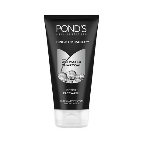 Pond's Bright Miracle Detox Facewash With 10X Power Of Charcoal