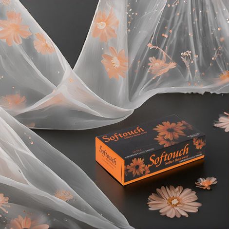 Softouch Face Tissue 100 Pulls 2 Ply 200 sheets