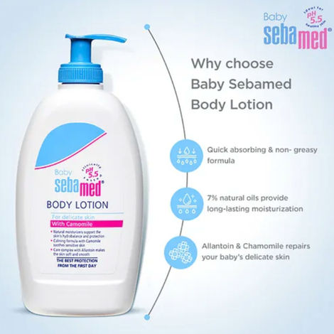 SebaMed Baby Body Lotion, For All Skin Types
