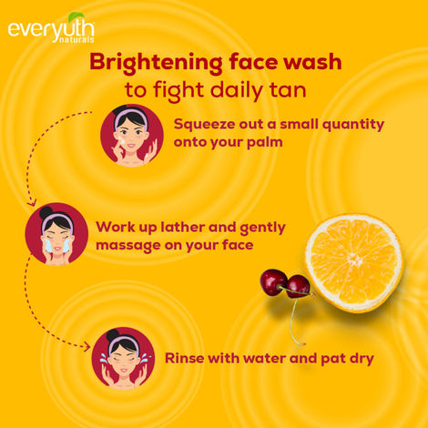 Everyuth Naturals Face Wash - Brightening Lemon & Cherry