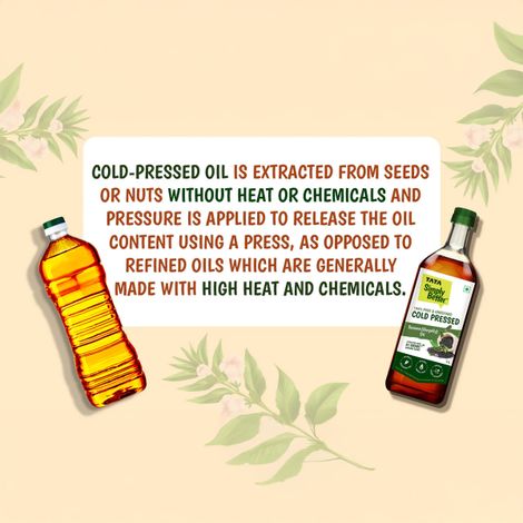 Tata Simply Better Sesame-Gingelly (Til) Cold Pressed Oil | Pure & Unrefined Oil