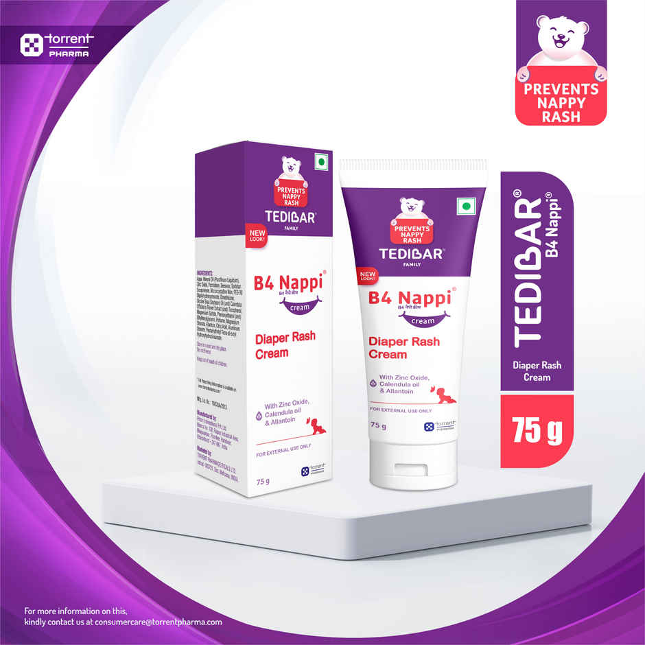 Tedibar Family B4 Nappi Cream For Babies Diaper Rash