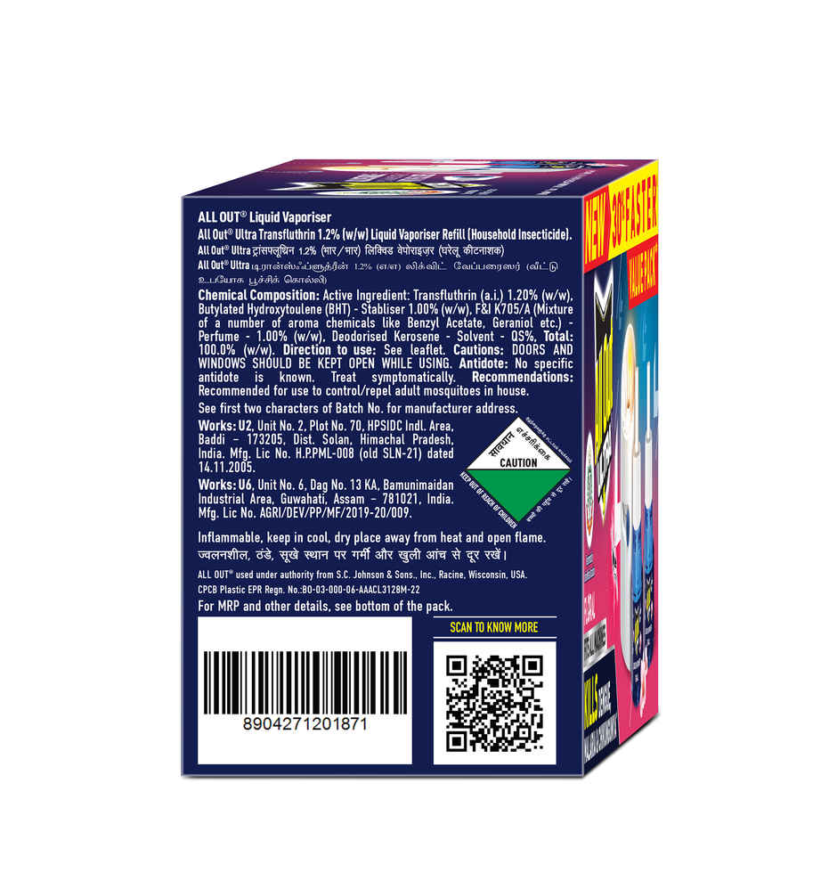 All Out Ultra Power + Slider Floral Mosquito Repellent