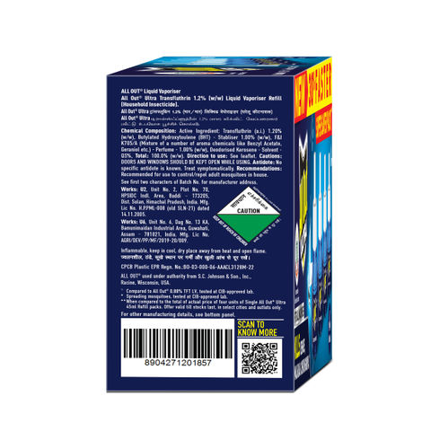 All Out Ultra Mosquito Repellent Refill