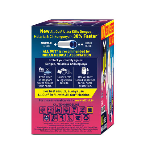 All Out Ultra Power + Slider Floral Mosquito Repellent Combo