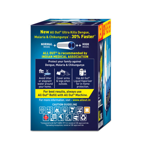 All Out Ultra Liquid Vaporizer Mosquito Repellent | Machine + Refill