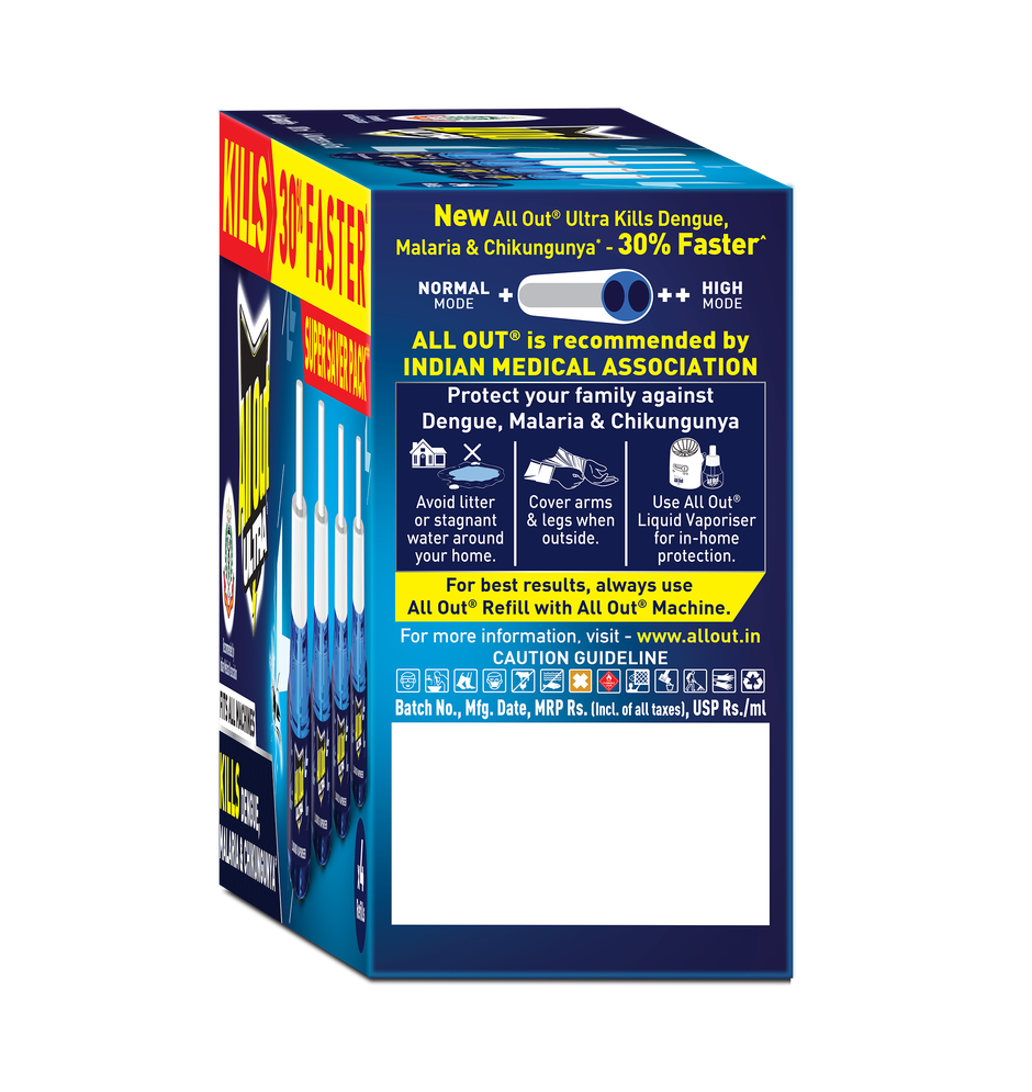 All Out Ultra | 4 Refills | Mosquito Repellent