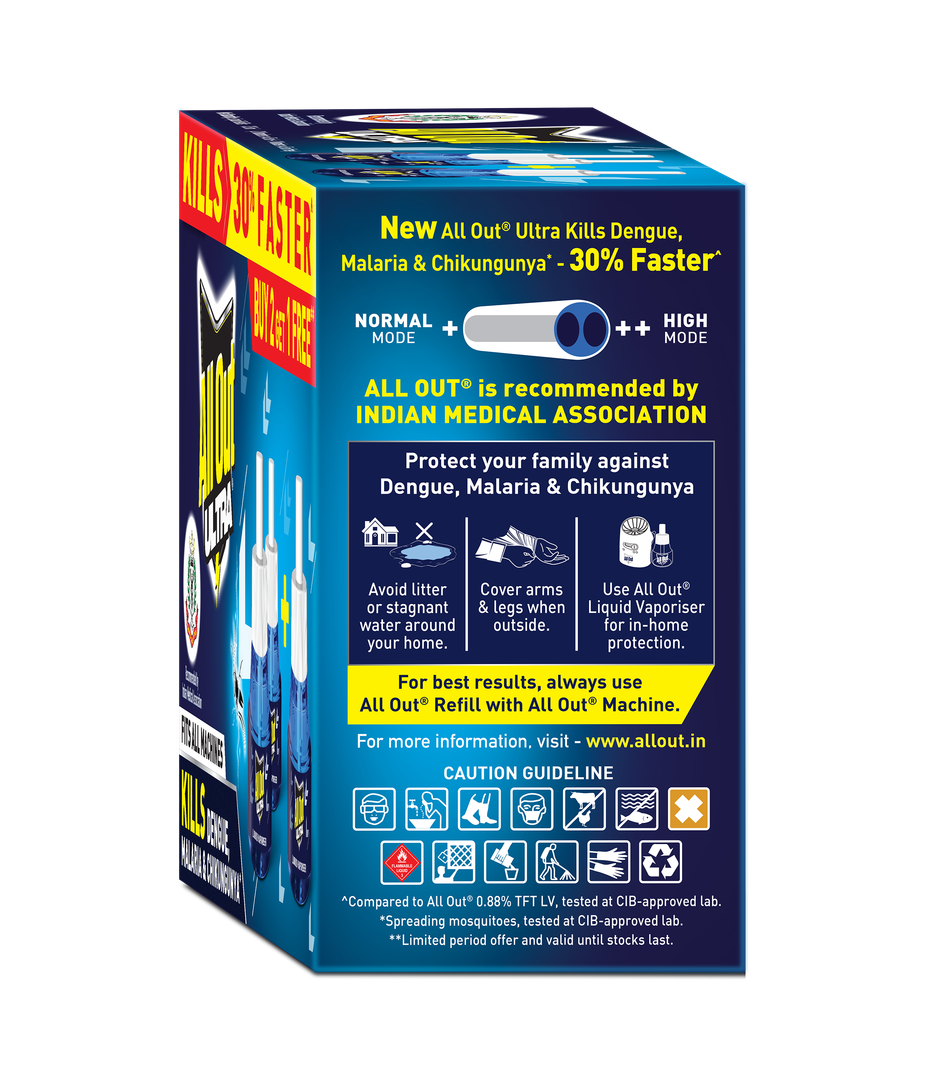 All Out Ultra Power + Slider Mosquito Repellent ( Machine + Refills )