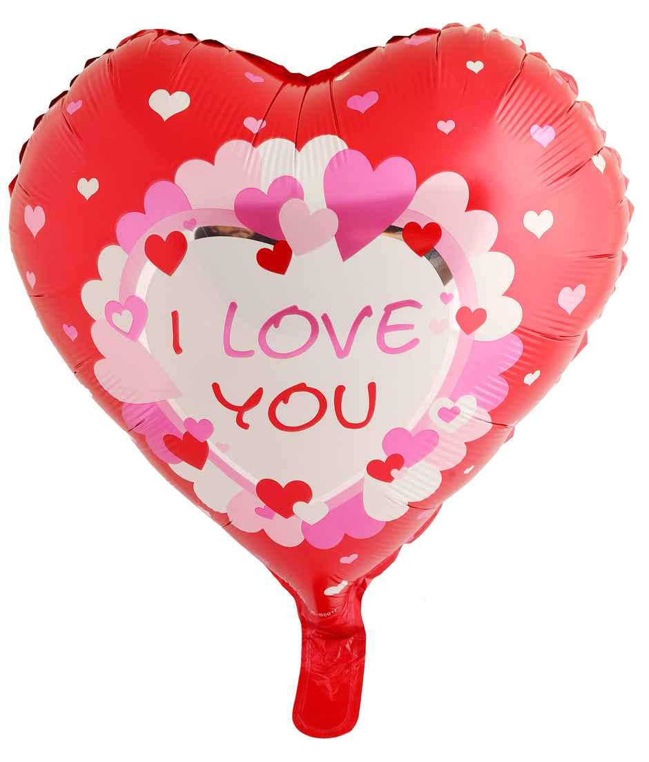 Foil Balloon Heart Shaped (Colour May Vary)