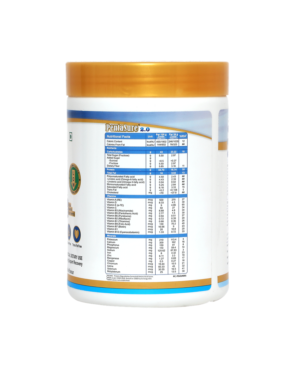 Pentasure 2.0 High Protein High Calorie Vanilla Flavour