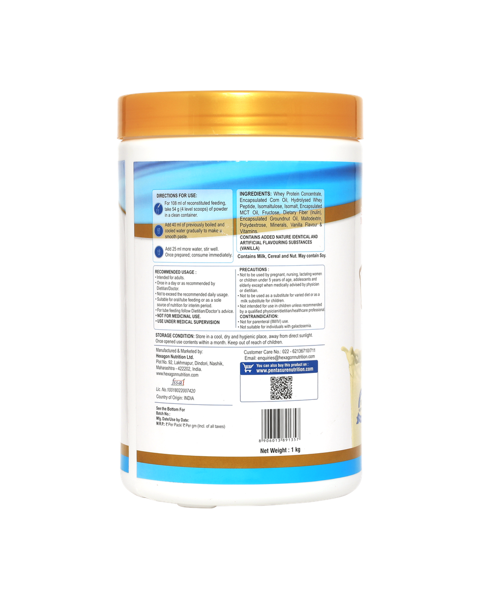 Pentasure 2.0 High Protein High Calorie Vanilla Flavour