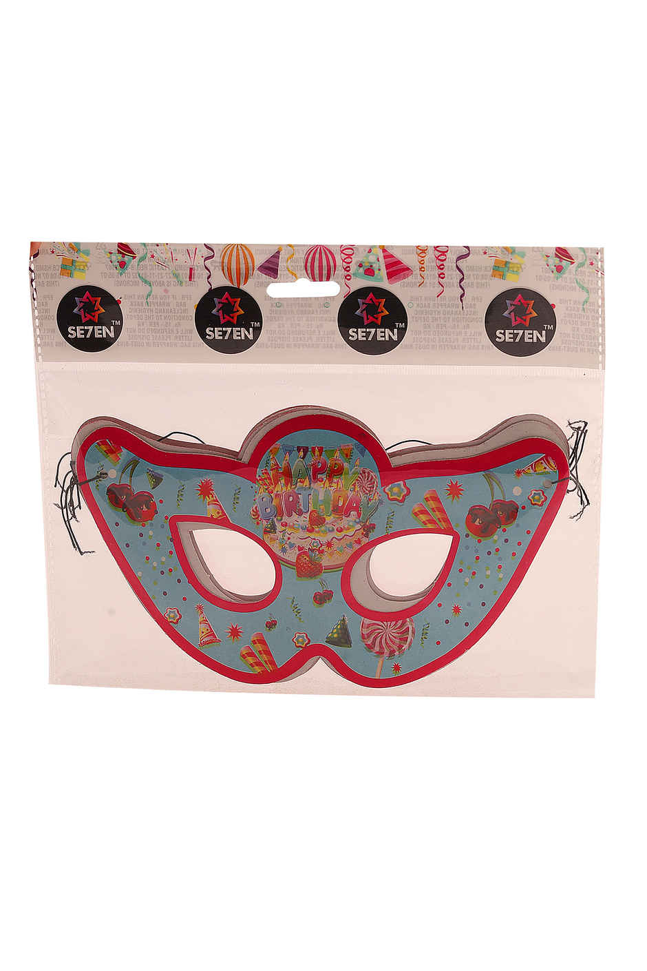 Party Eye Mask Assorted Design | Paper | Se7en