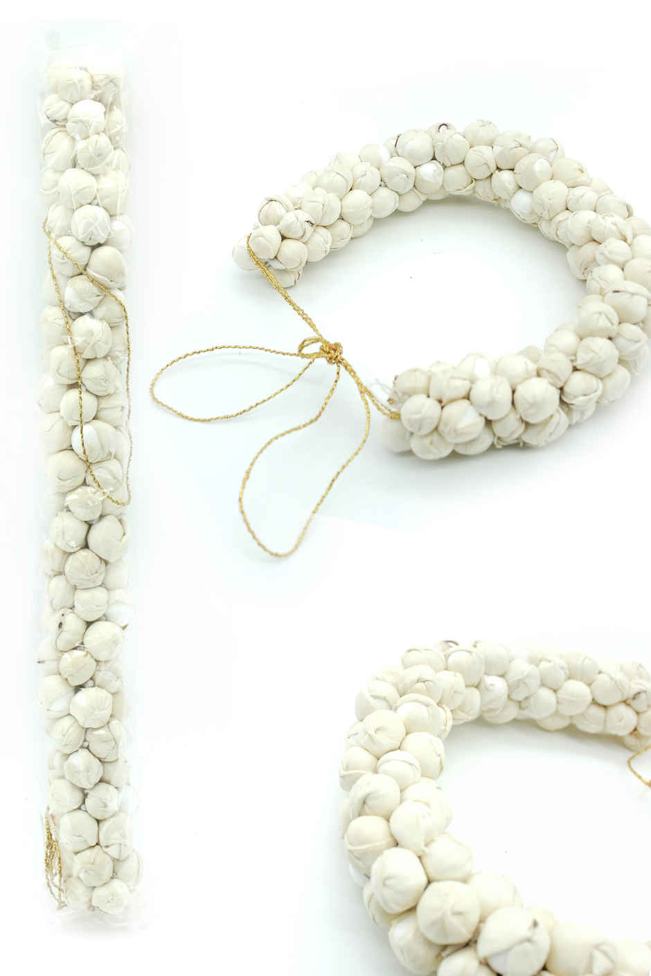 Jasmine Mogra Artificial Flower Gajra | Perfect for traditional occasions | White | Se7en