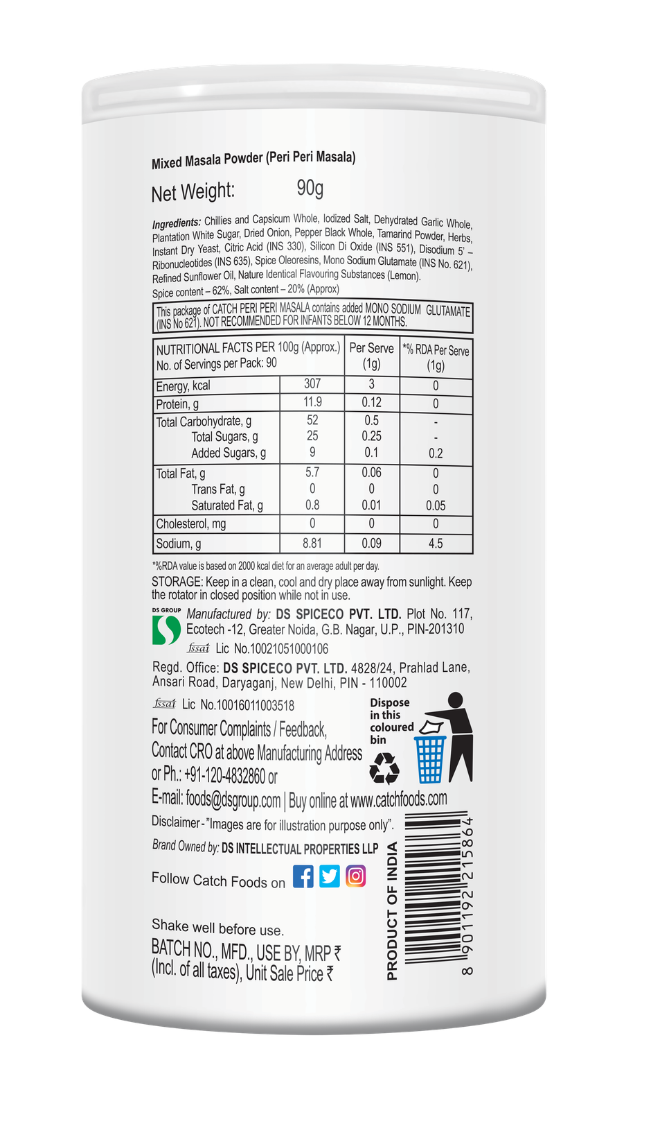 Catch Peri Peri Sprinkler