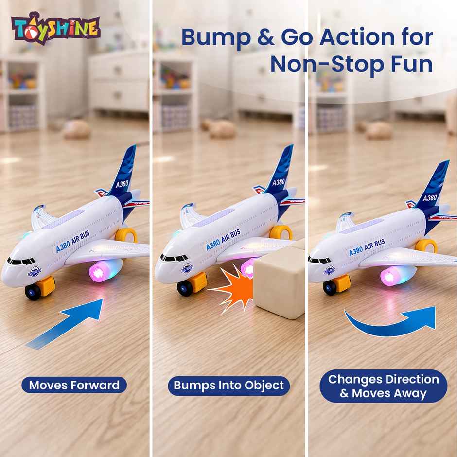 Toyshine A380 Airplane Toy for Kids | Fun & Educational for Boys & Girls Ages 3-12