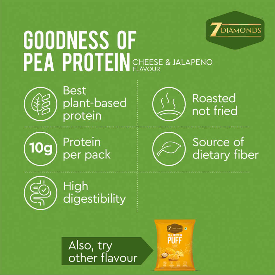 7 Diamonds Roasted Cheese N Jalapeno Puff