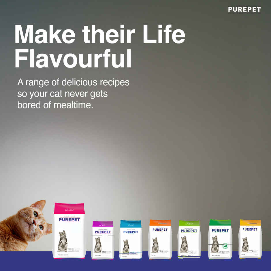 Purepet Tuna & Salmon Adult Dry Cat Food
