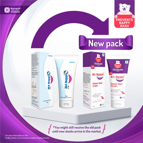 Tedibar Family B4 Nappi Cream For Babies Diaper Rash