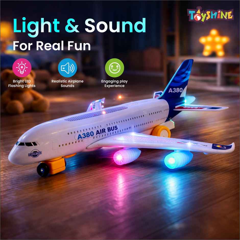 Toyshine A380 Airplane Toy for Kids | Fun & Educational for Boys & Girls Ages 3-12