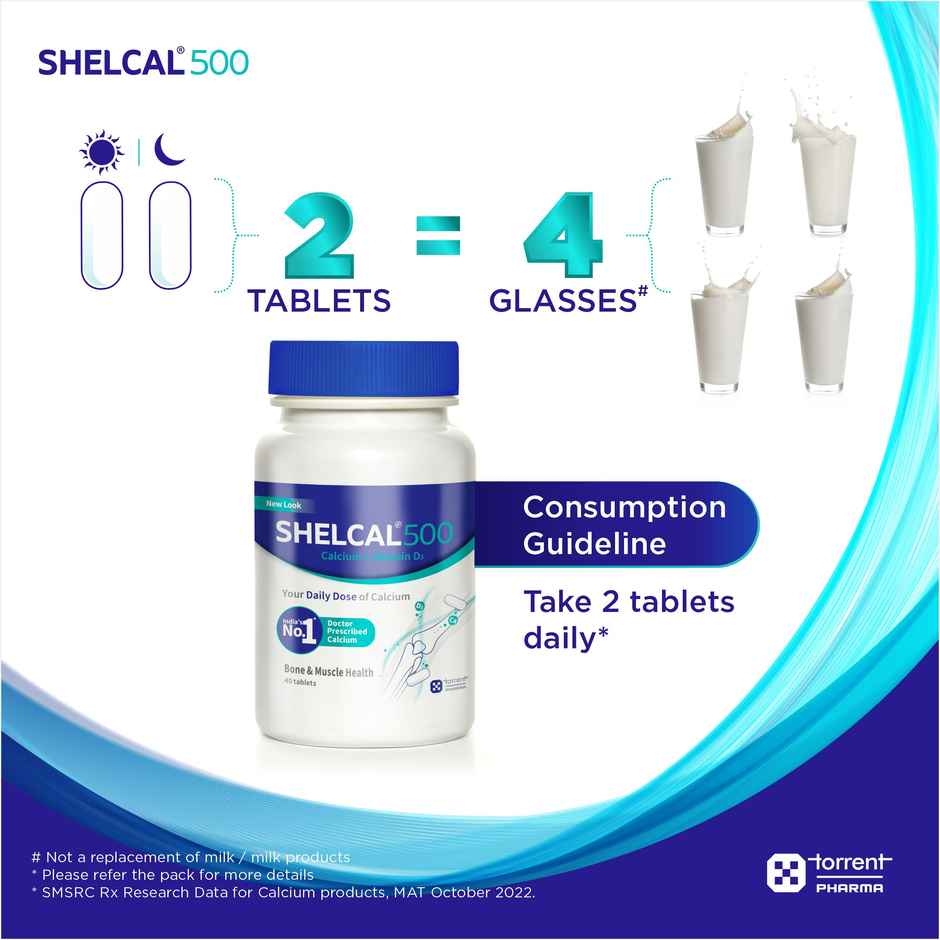 Shelcal 500 Vitamin(D3) Tablet