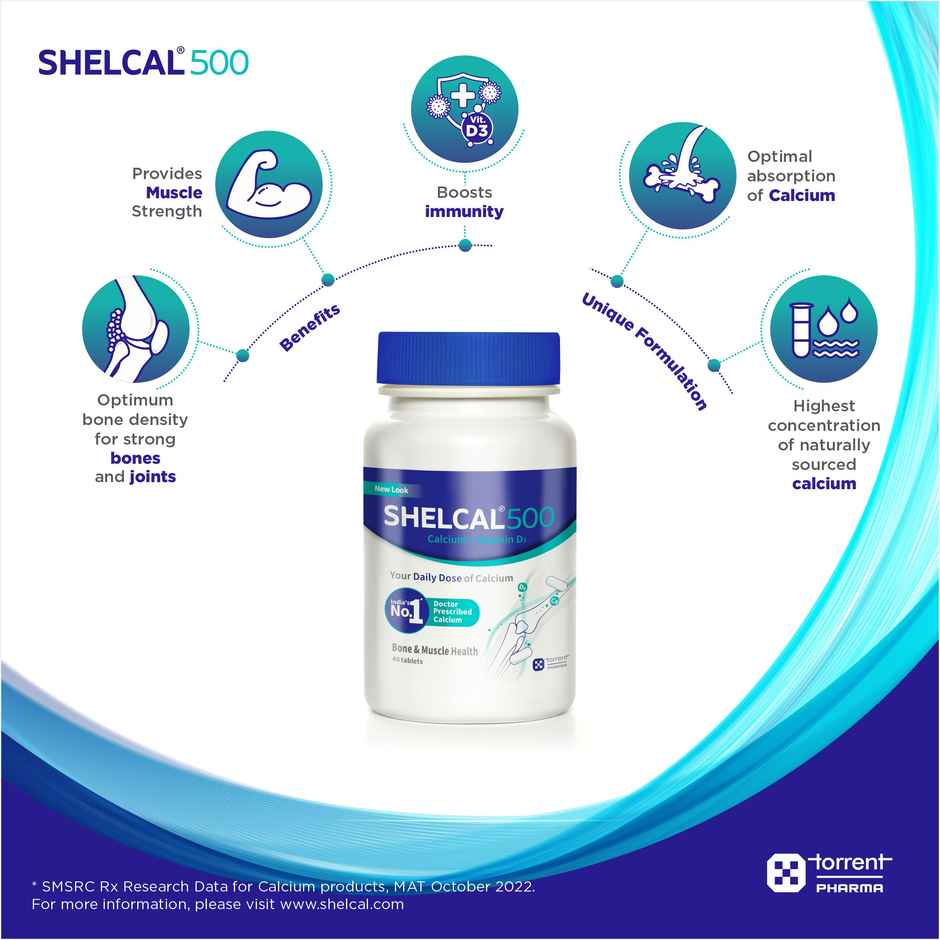 Shelcal 500 Vitamin(D3) Tablet