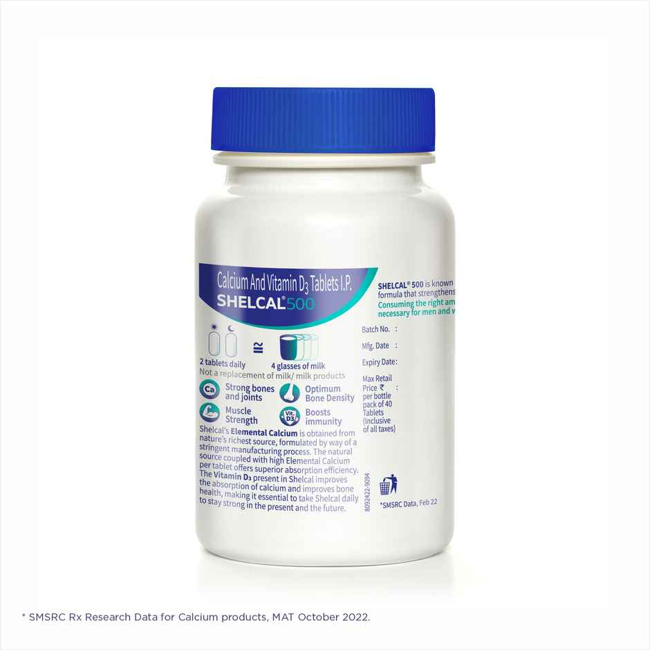 Shelcal 500 Vitamin(D3) Tablet