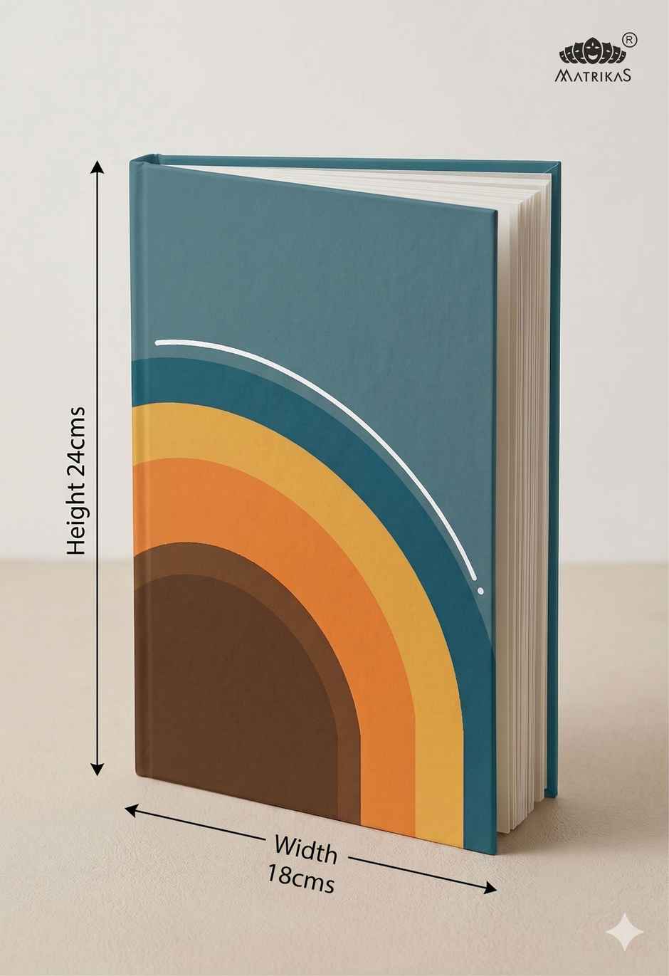 Matrikas Panache 3 Subject Notebook |Ruled|Hardbound | B5 Size | 240 Pages