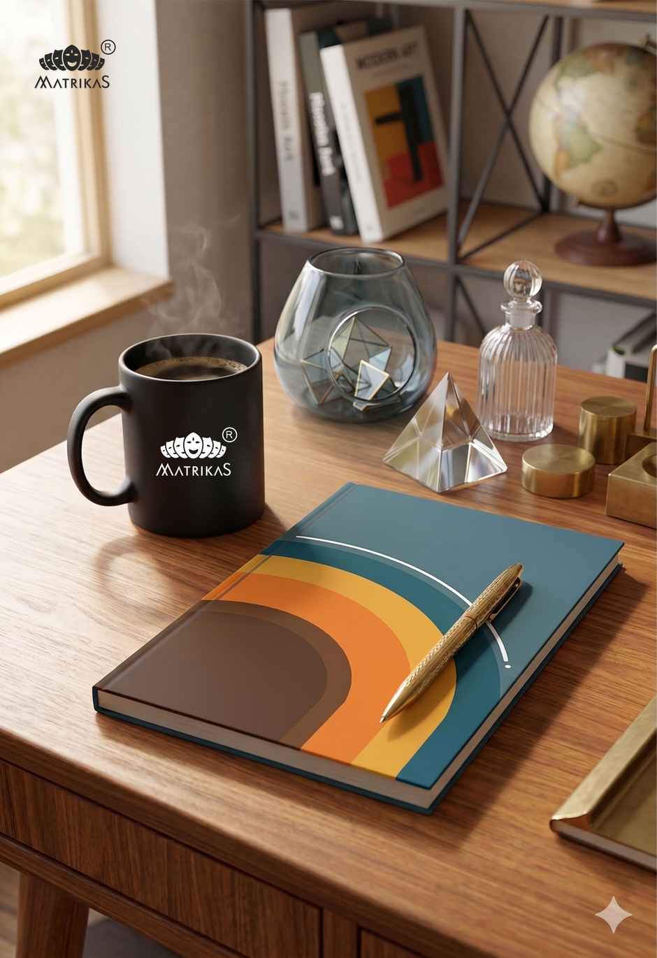 Matrikas Panache 3 Subject Notebook |Ruled|Hardbound | B5 Size | 240 Pages
