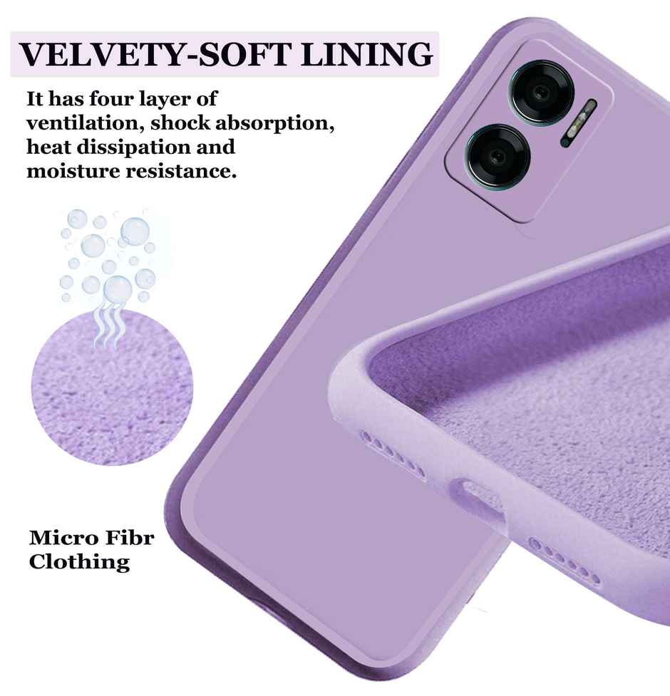 Artistque Case For Redmi 11 Prime 5G Back Cover - Plain Liquid Silicone Cover