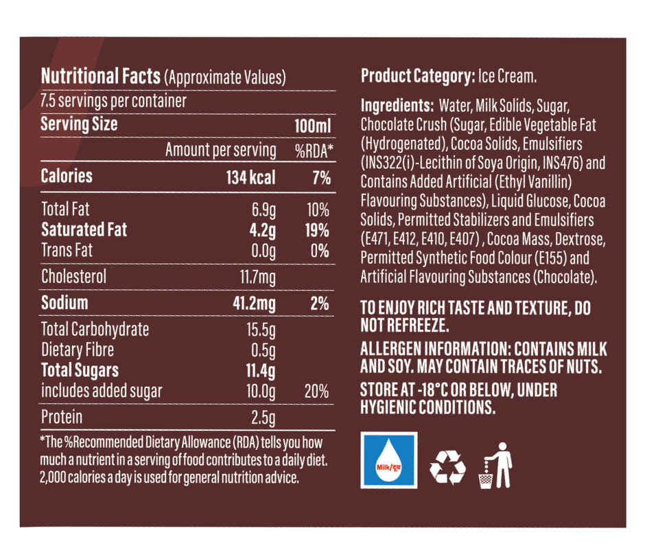 Mimo Rich Chocochips Tub