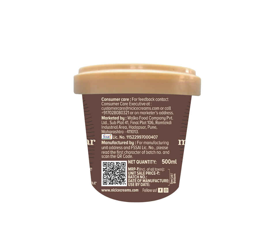 NIC Madagascar Ice Cream Tub | Preservative Free | No Artificial Flavors